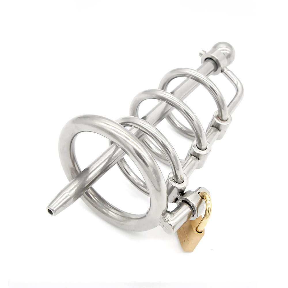 2023 Stainless Steel Urethral Chastity Cage/ Chastity Device for