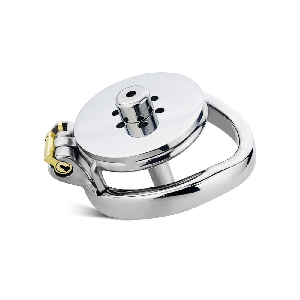 chastity device with urethral insert