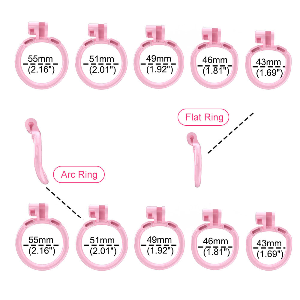 chastity lock with silicone nails