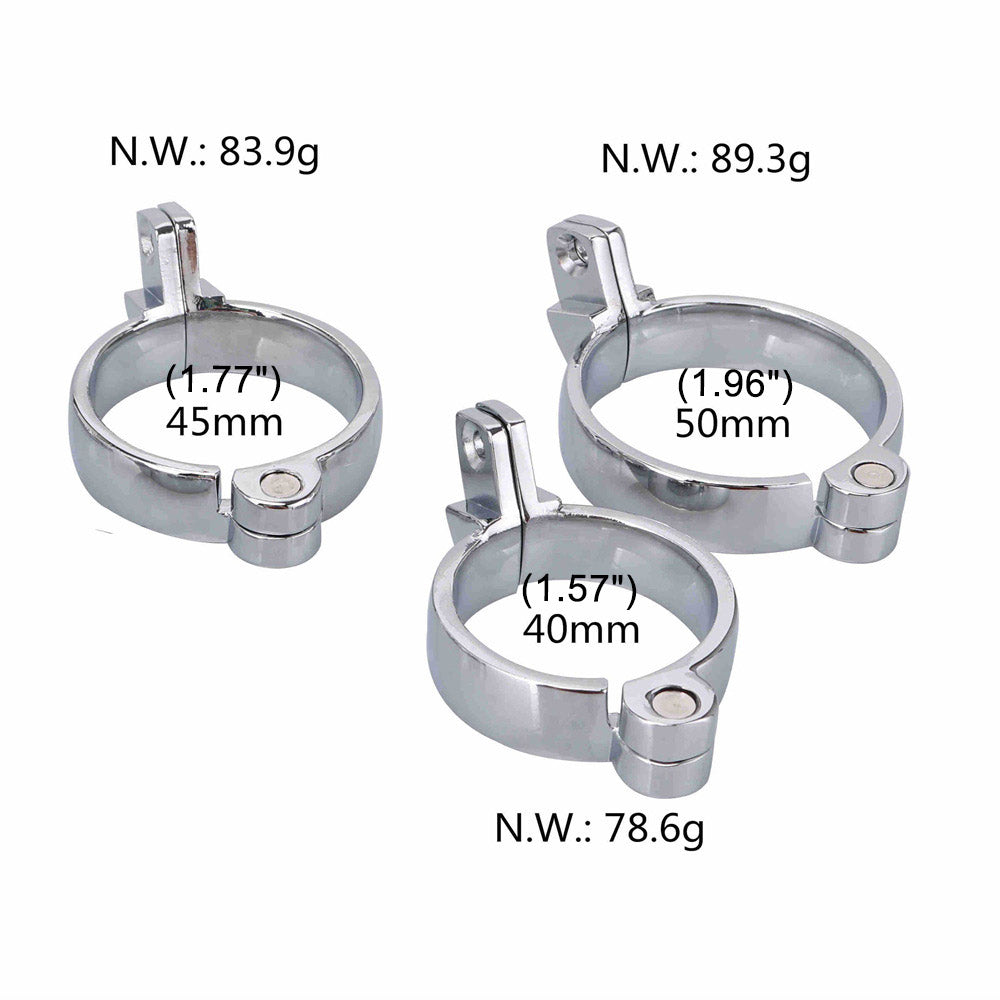 Cock Cage With Catheter (3 Rings)