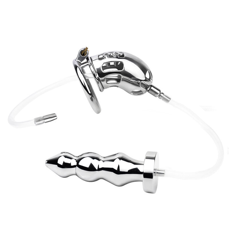 Cruel Male Chastity Device (With Anal Plug) MChastity Cruel Male Chastity Device (With Anal Plug) MChastity