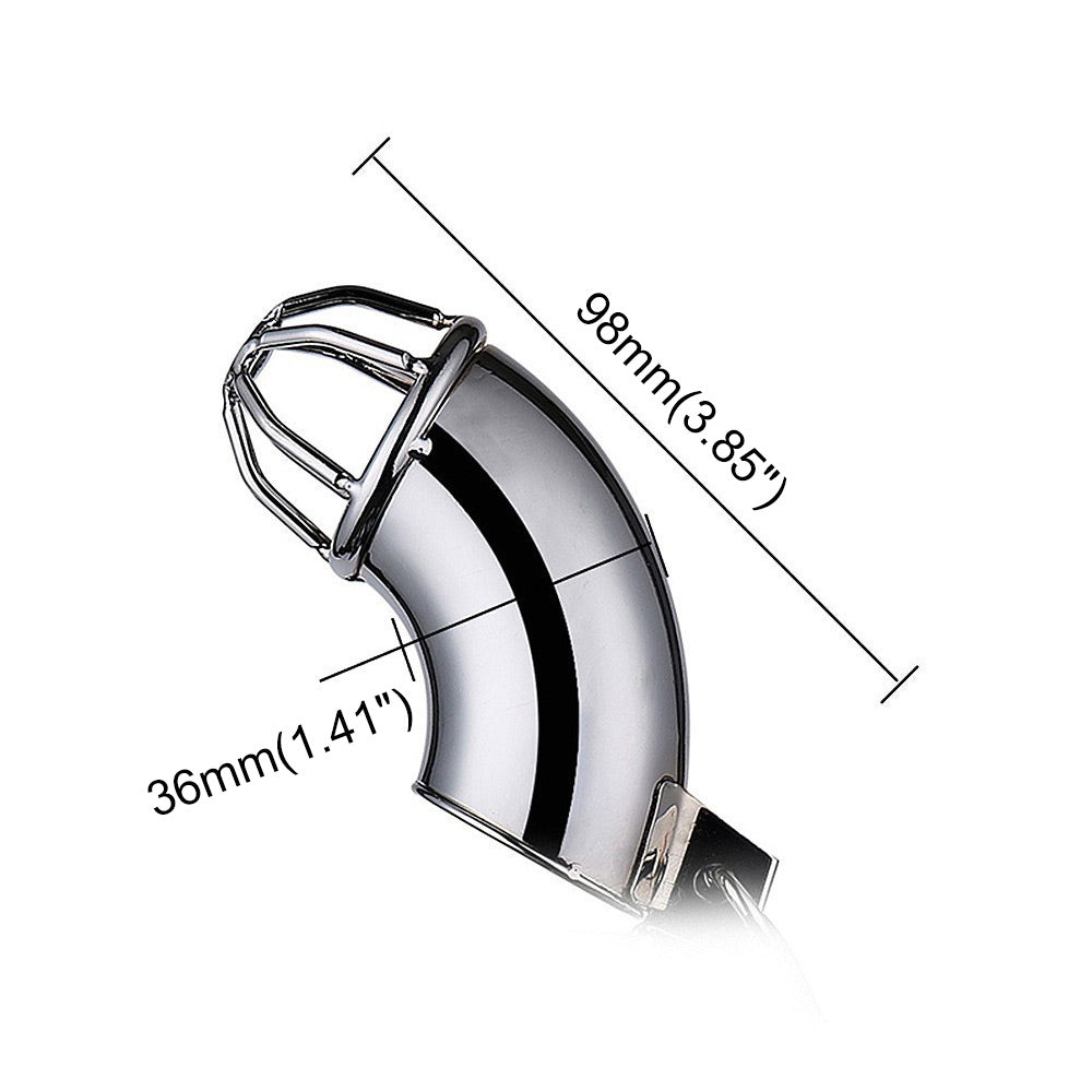 Large Chastity Cage (3 Rings)