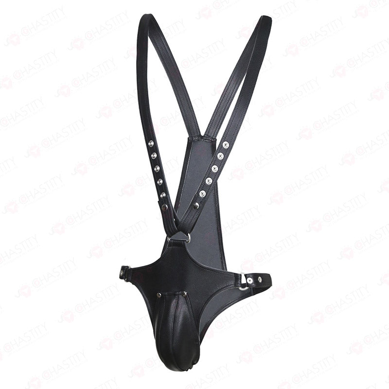 Leather Men’s Chastity Underwear
