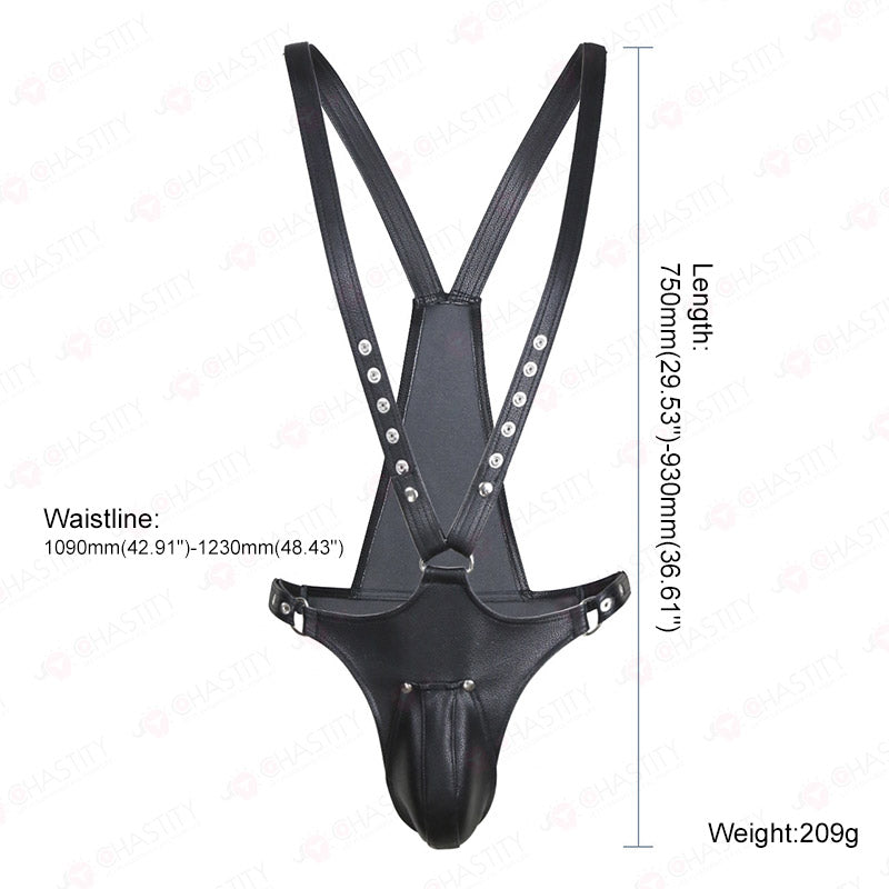 Leather Men’s Chastity Underwear