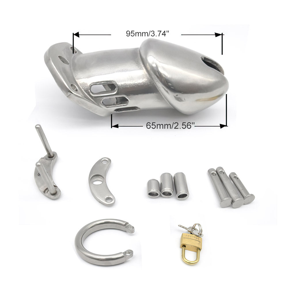 long chastity cage