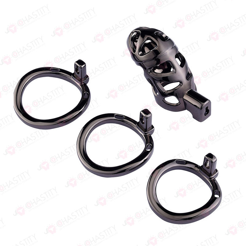 Luxury Chastity Cage (3 Rings)