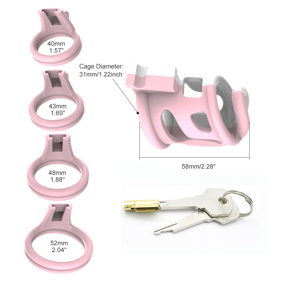 plastic chastity lock