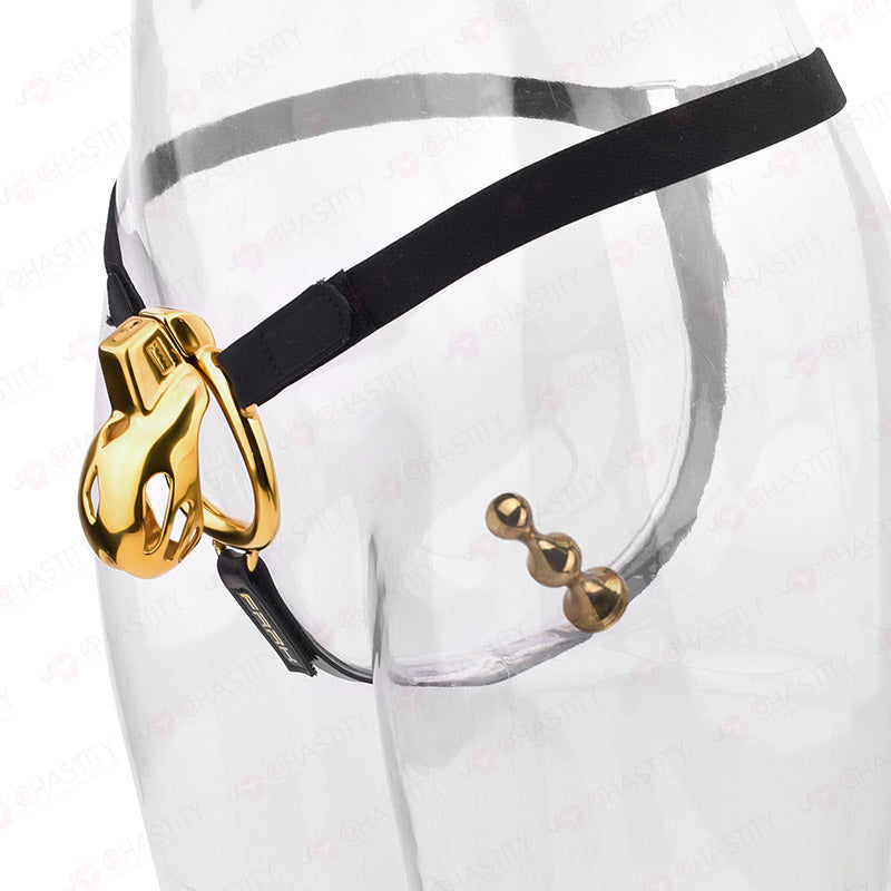 Premium Chastity Cage With Strap
