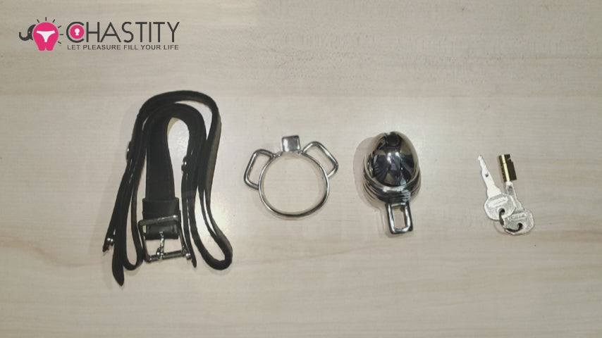 Penis Shaped Chastity Cage Video
