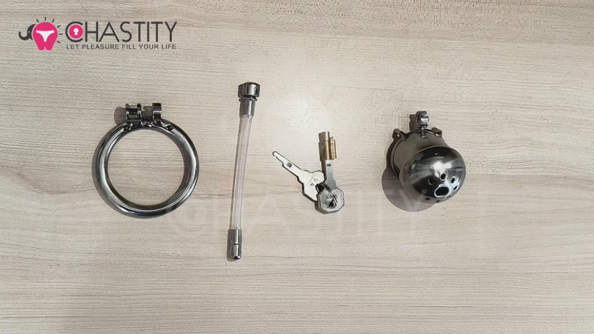 sissy chastity lock video