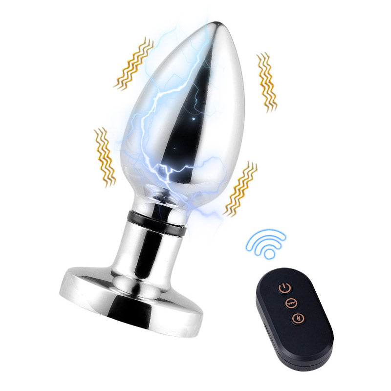 Remote Control Butt Plug ( Electric Shock & Vibration ) MChastity Remote Control Butt Plug ( Electric Shock & Vibration ) MChastity