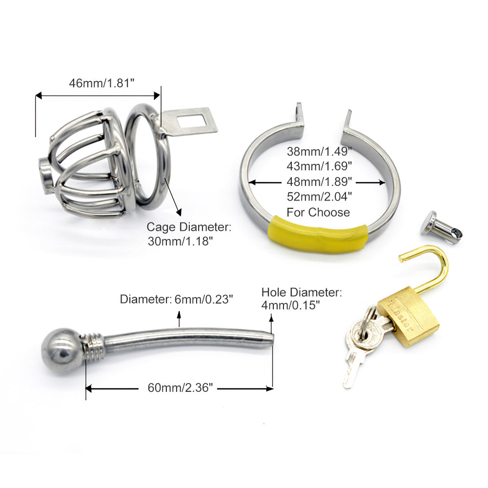 locking chastity cage