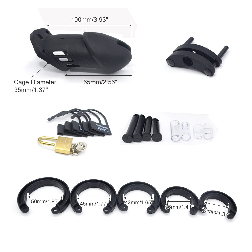 soft silicone chastity cage