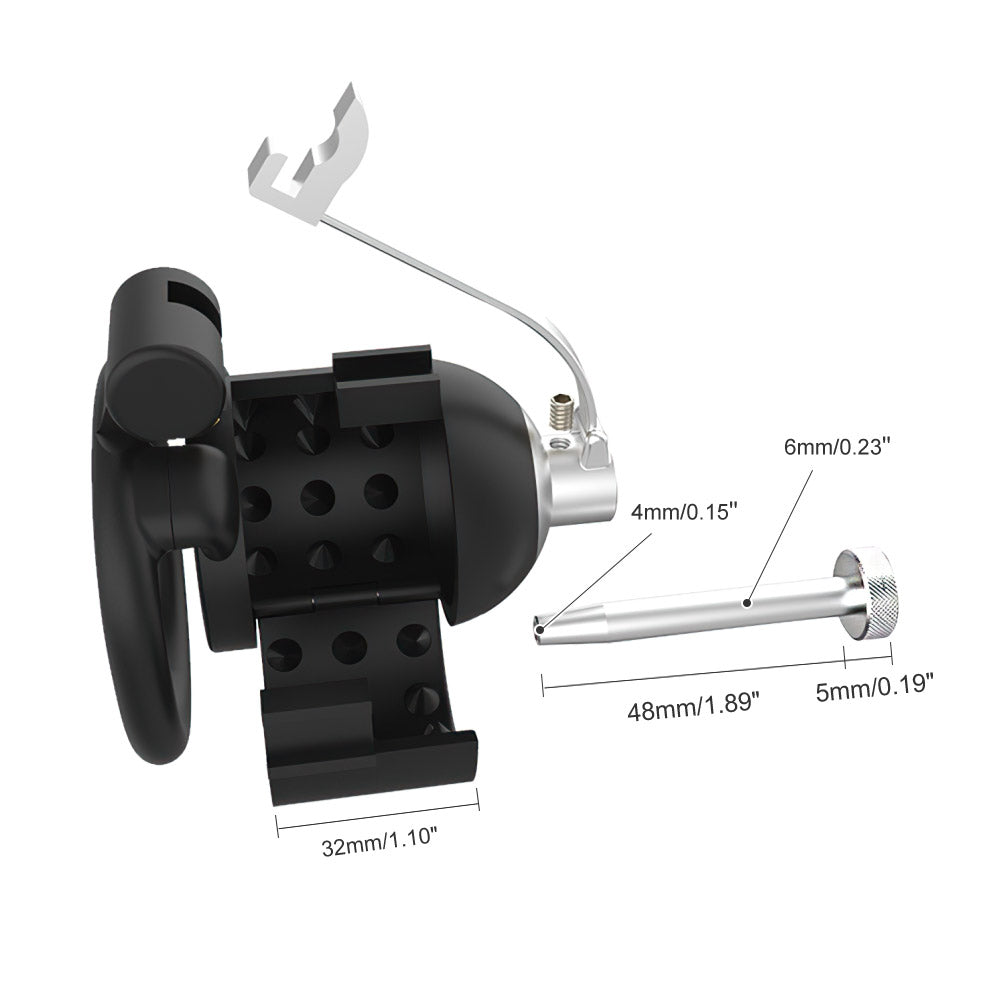 spiked male chastity device