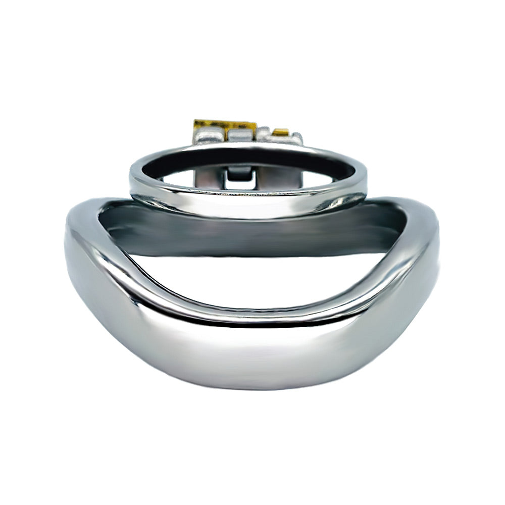 stainless steel chastity cock ring