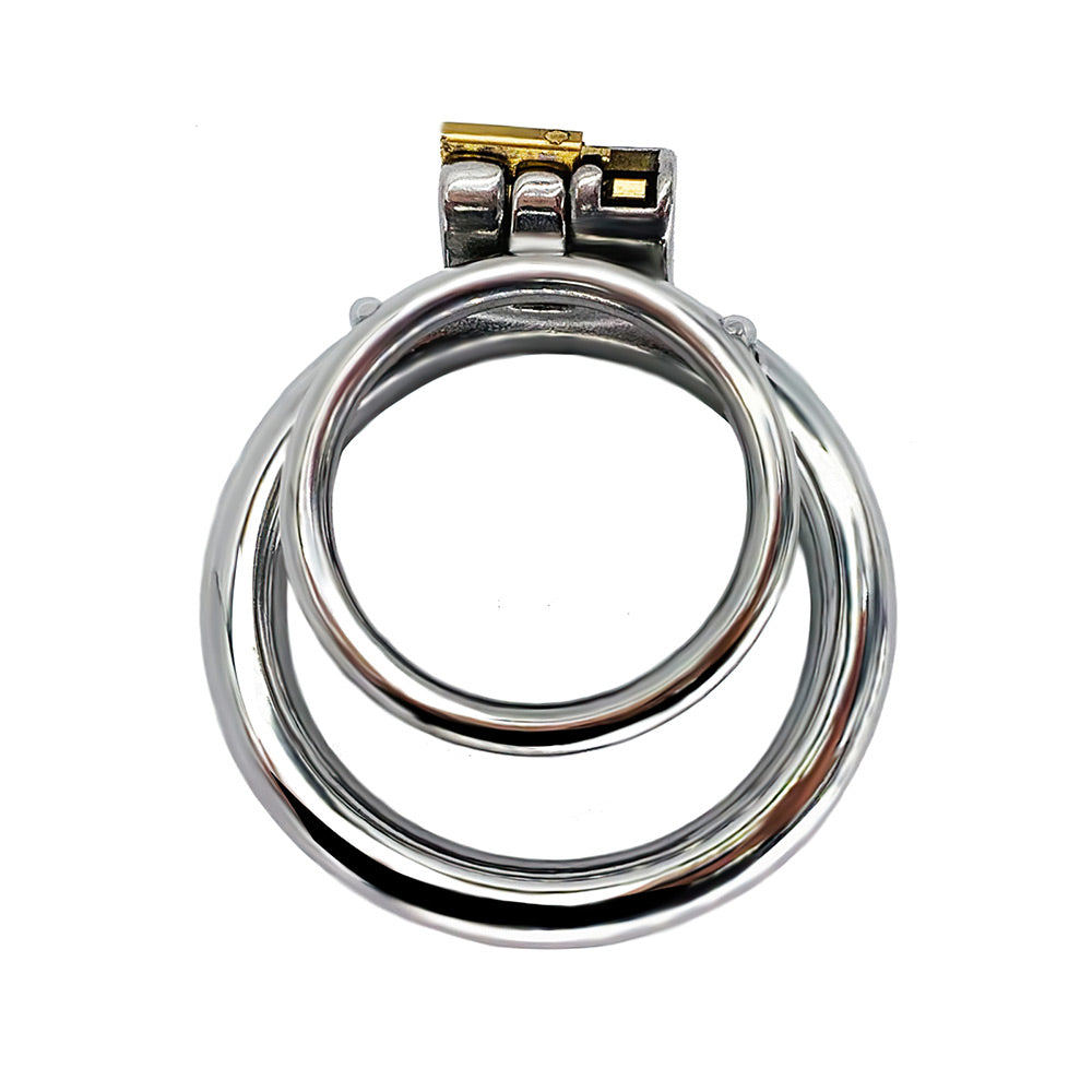 stainless steel chastity cock ring