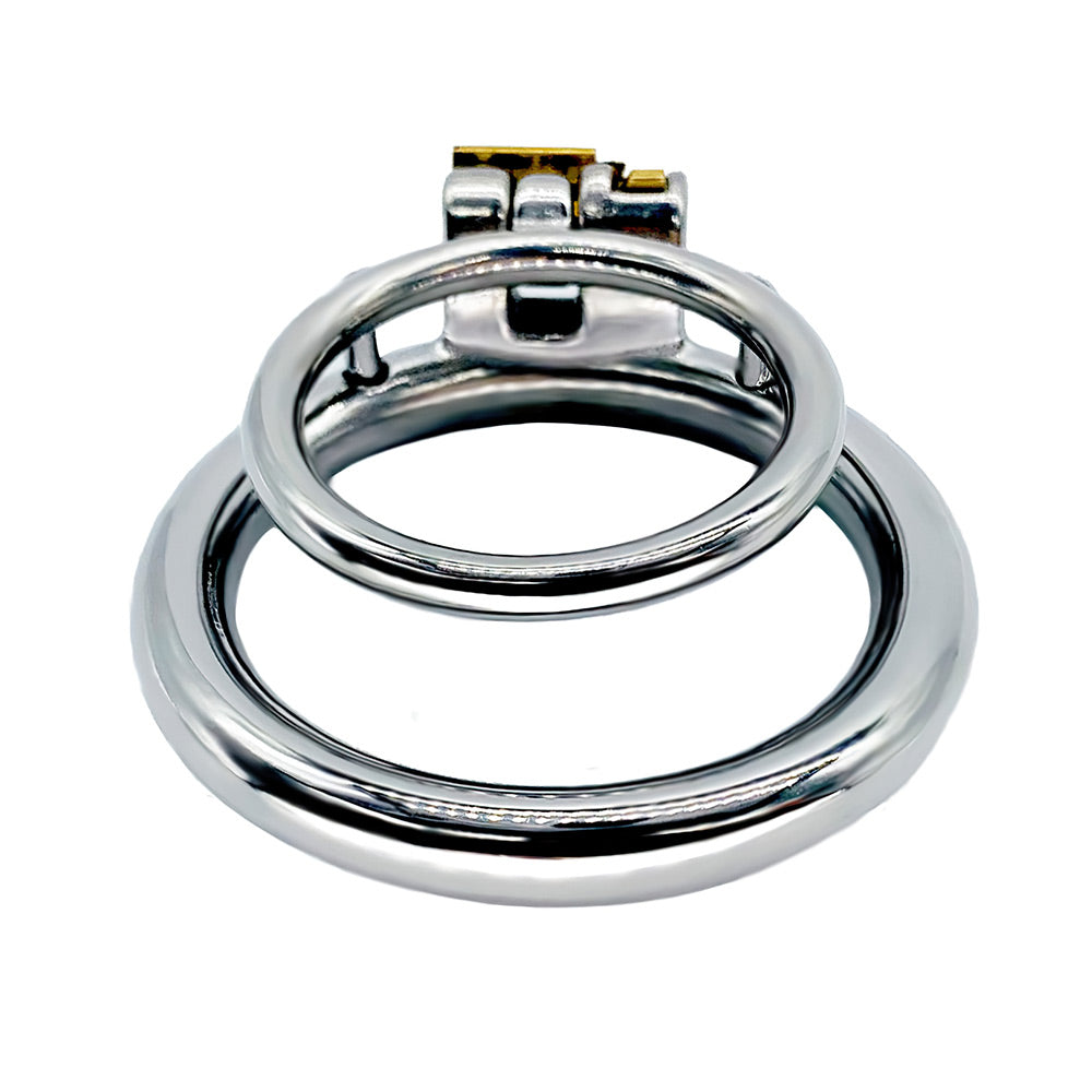 stainless steel chastity cock ring