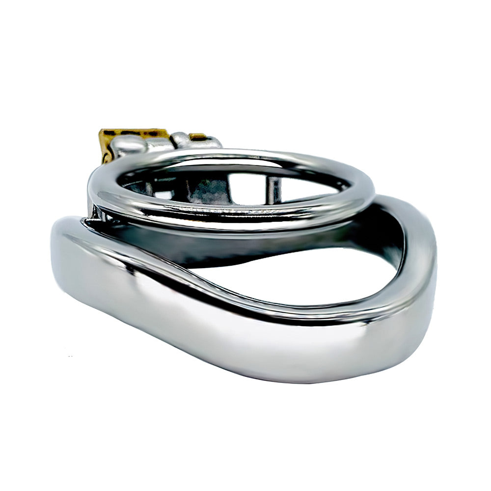 stainless steel chastity cock ring