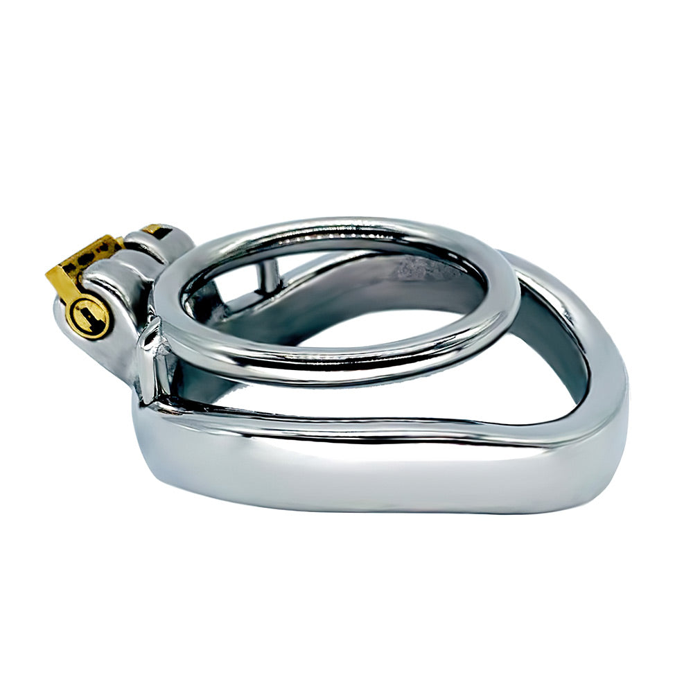 stainless steel chastity cock ring