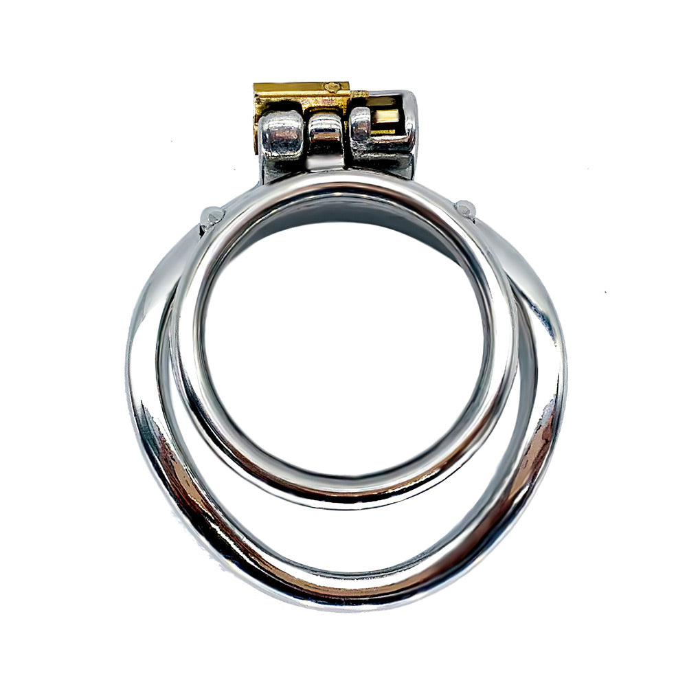 stainless steel chastity cock ring
