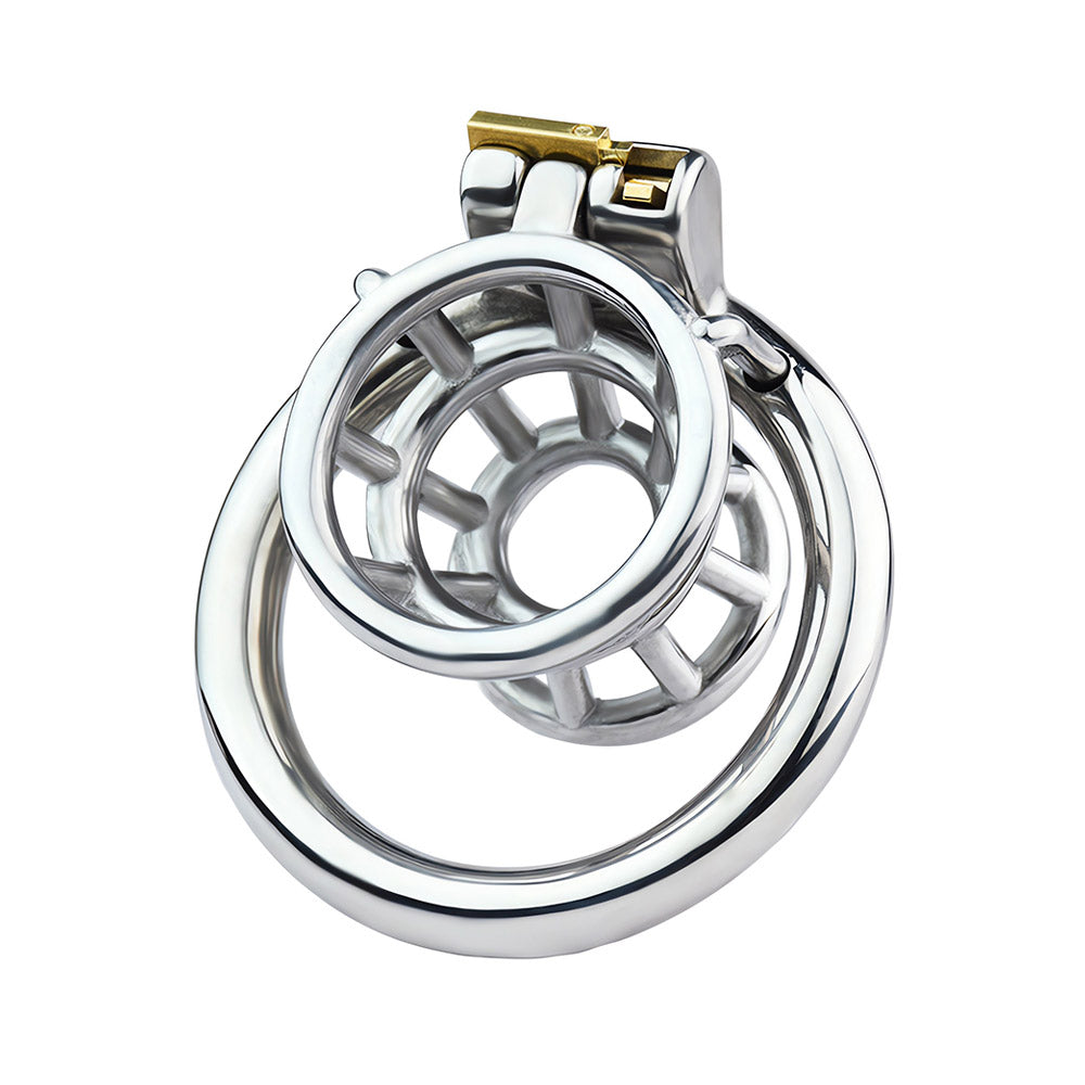Male Chastity Cage Metal Penis Locked in Chastity Belt Device Men Cock Cage  