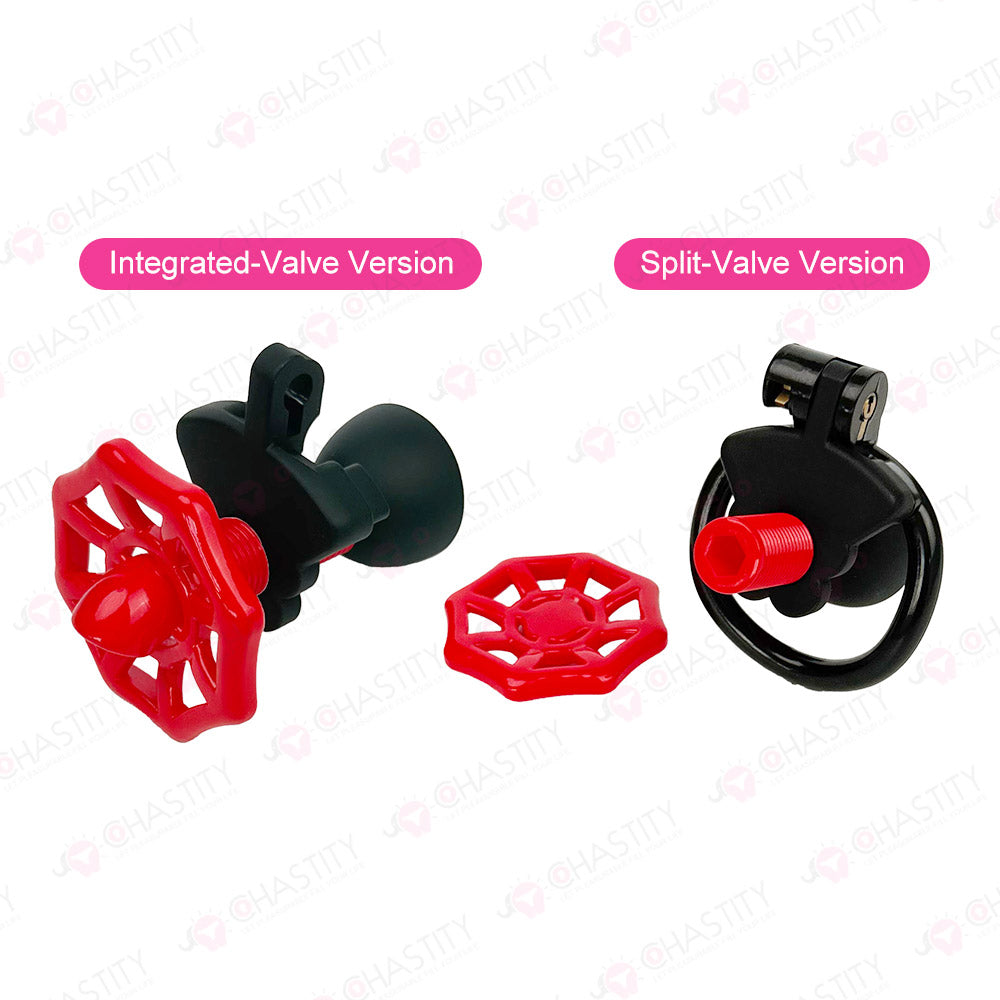 Adjustable Negative Valve Chastity Cage