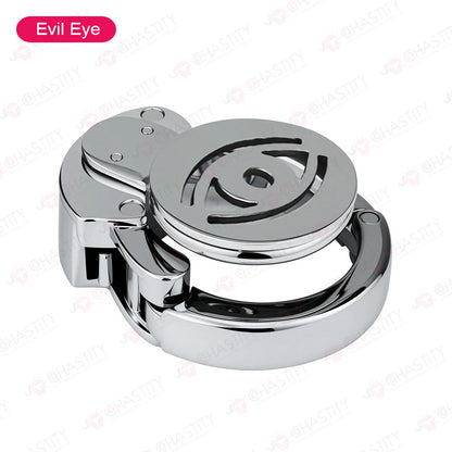 Adjustable Ring & Button-Lock Chastity Cage Emoji