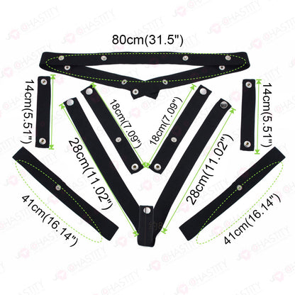 All-Around Anti-Sagging Chastity Cage Elastic Band