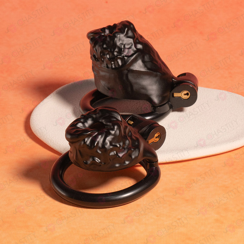 Anus-Shaped Chastity Cage for Chastity Humiliation