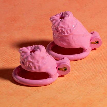 Anus-Shaped Chastity Cage for Chastity Humiliation