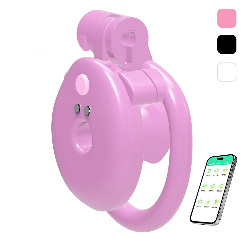App Remote-Controlled Inverted Vibration Transfer Cock Cage