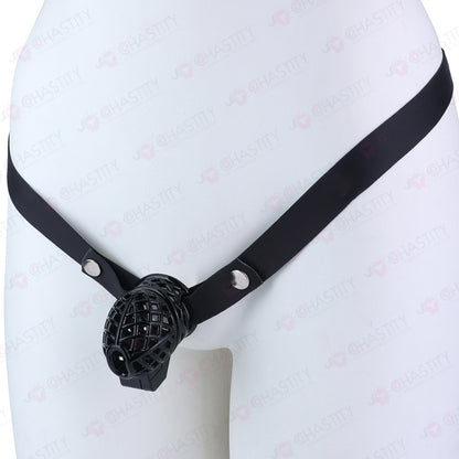 Bird Nest Headlock Chastity Cage