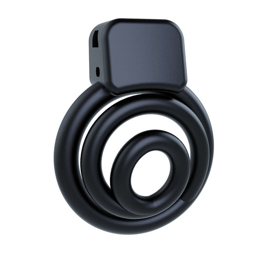 Black Whirlwind Spring Plastic Dick Cage