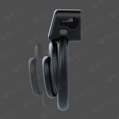 Black Whirlwind Spring Plastic Dick Cage