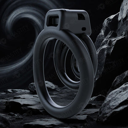Black Whirlwind Spring Plastic Dick Cage