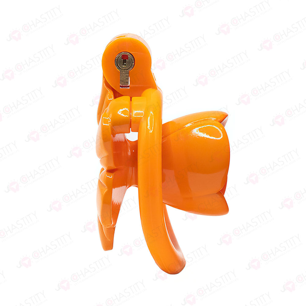 Blooming Flower Shrinking In Chastity