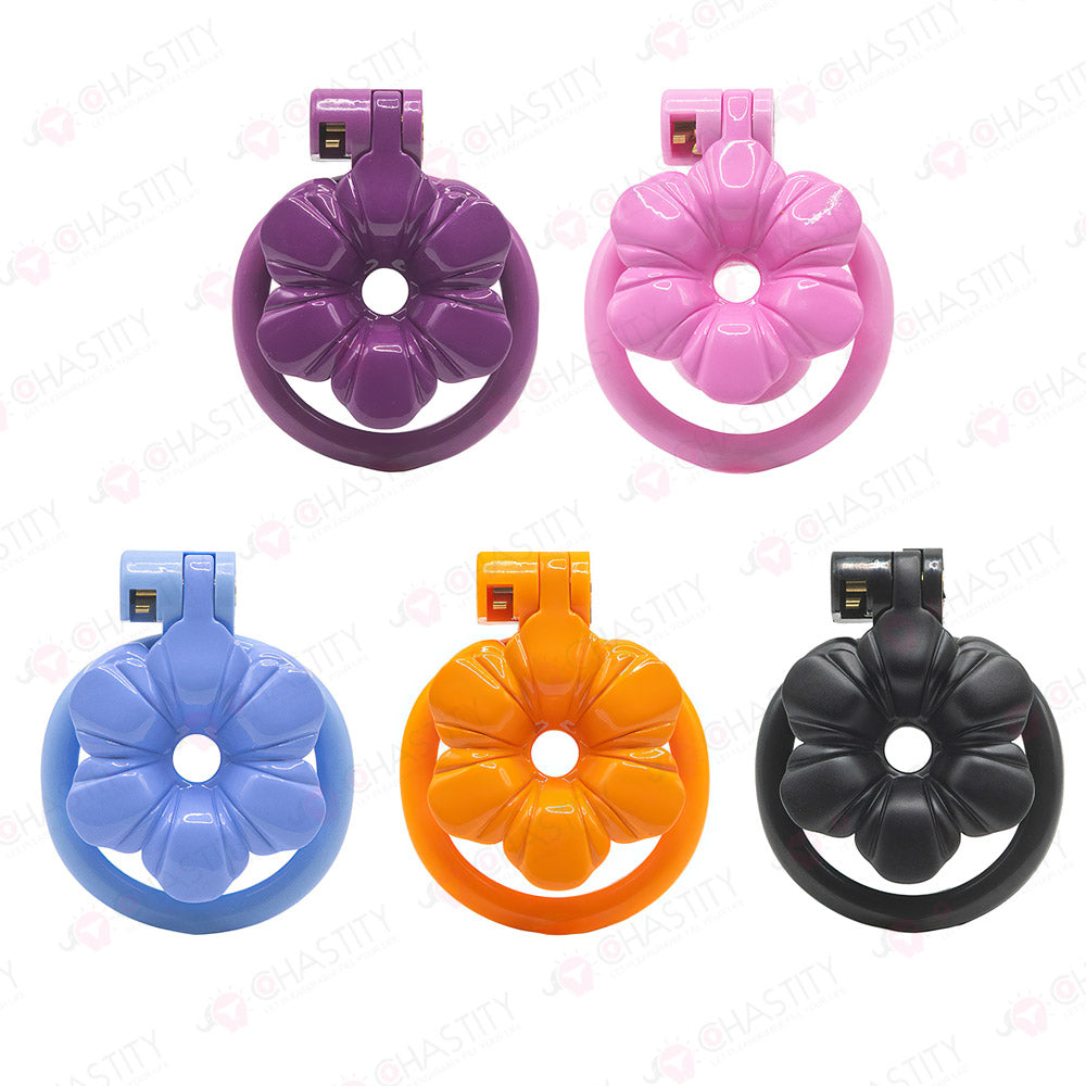 Blooming Flower Shrinking In Chastity