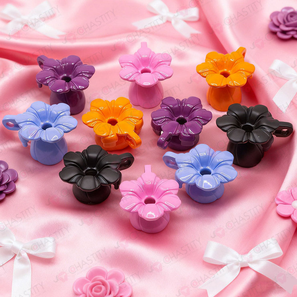 Blooming Flower Shrinking In Chastity