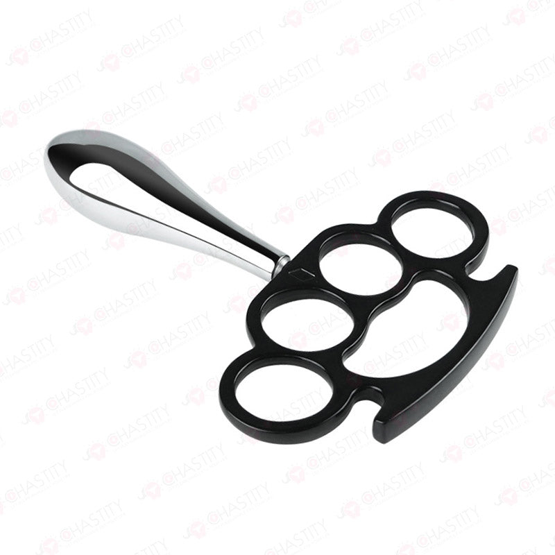 Brass Knuckle Butt Plug MChastity Brass Knuckle Butt Plug MChastity