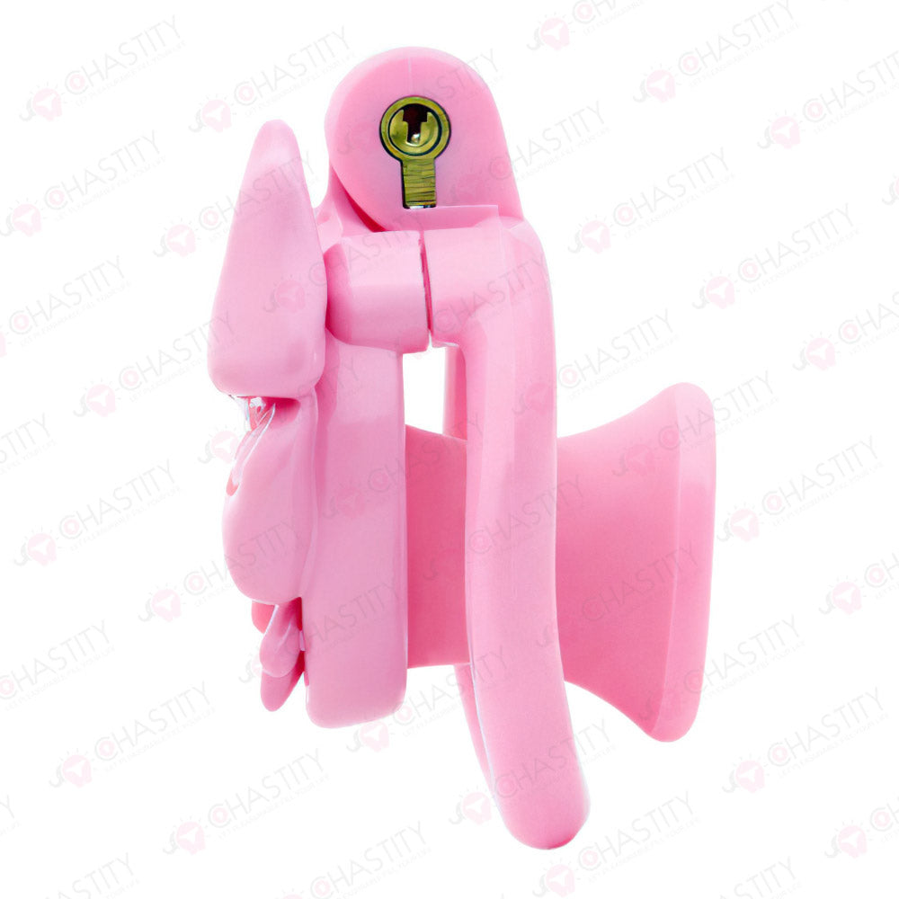 Butterfly Bow & Gem Shemale Chastity Cage