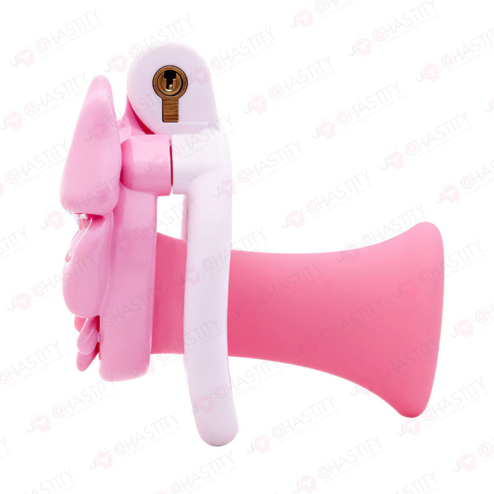 Butterfly Bow & Gem Shemale Chastity Cage