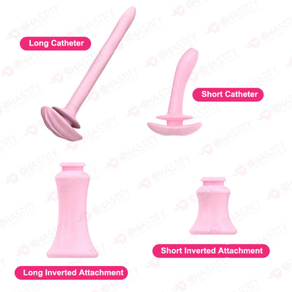 Butterfly Bow & Gem Shemale Chastity Cage