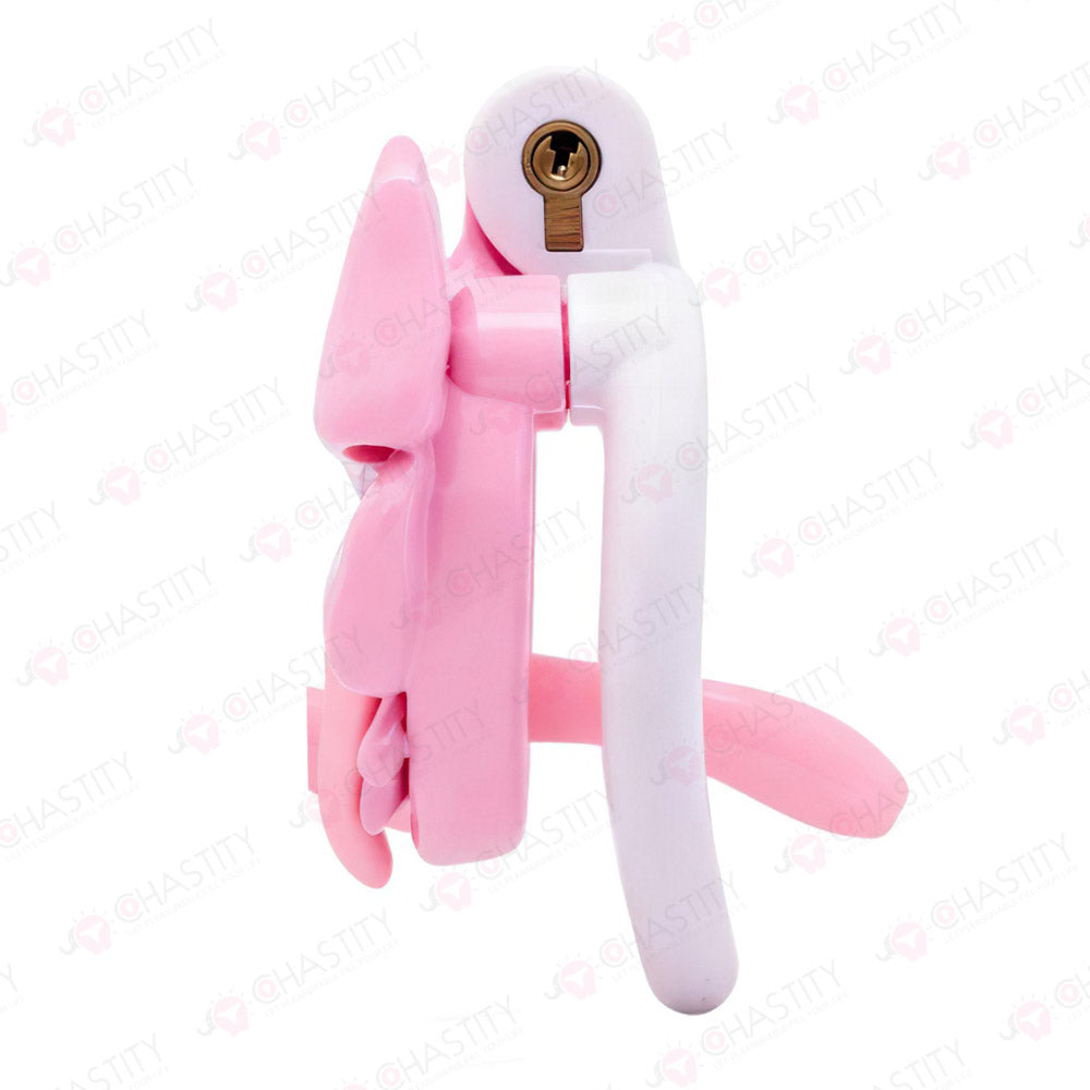 Butterfly Bow & Gem Shemale Chastity Cage