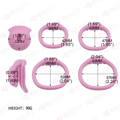 Caged Sissies' Honeycomb Micro Chastity Device