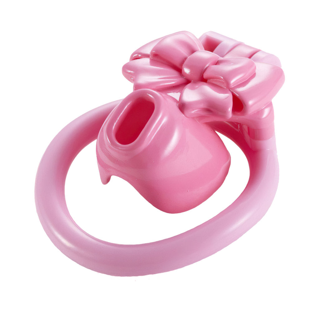 Cap Bowtie Tight Male Chastity Lock