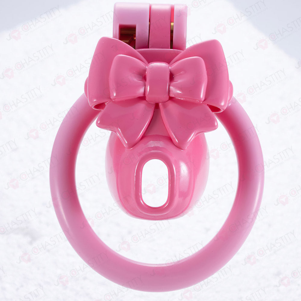 Cap Bowtie Tight Male Chastity Lock