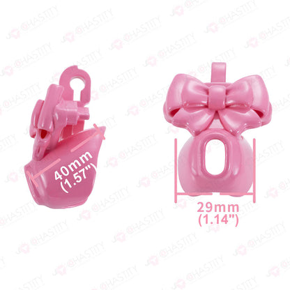 Cap Bowtie Tight Male Chastity Lock