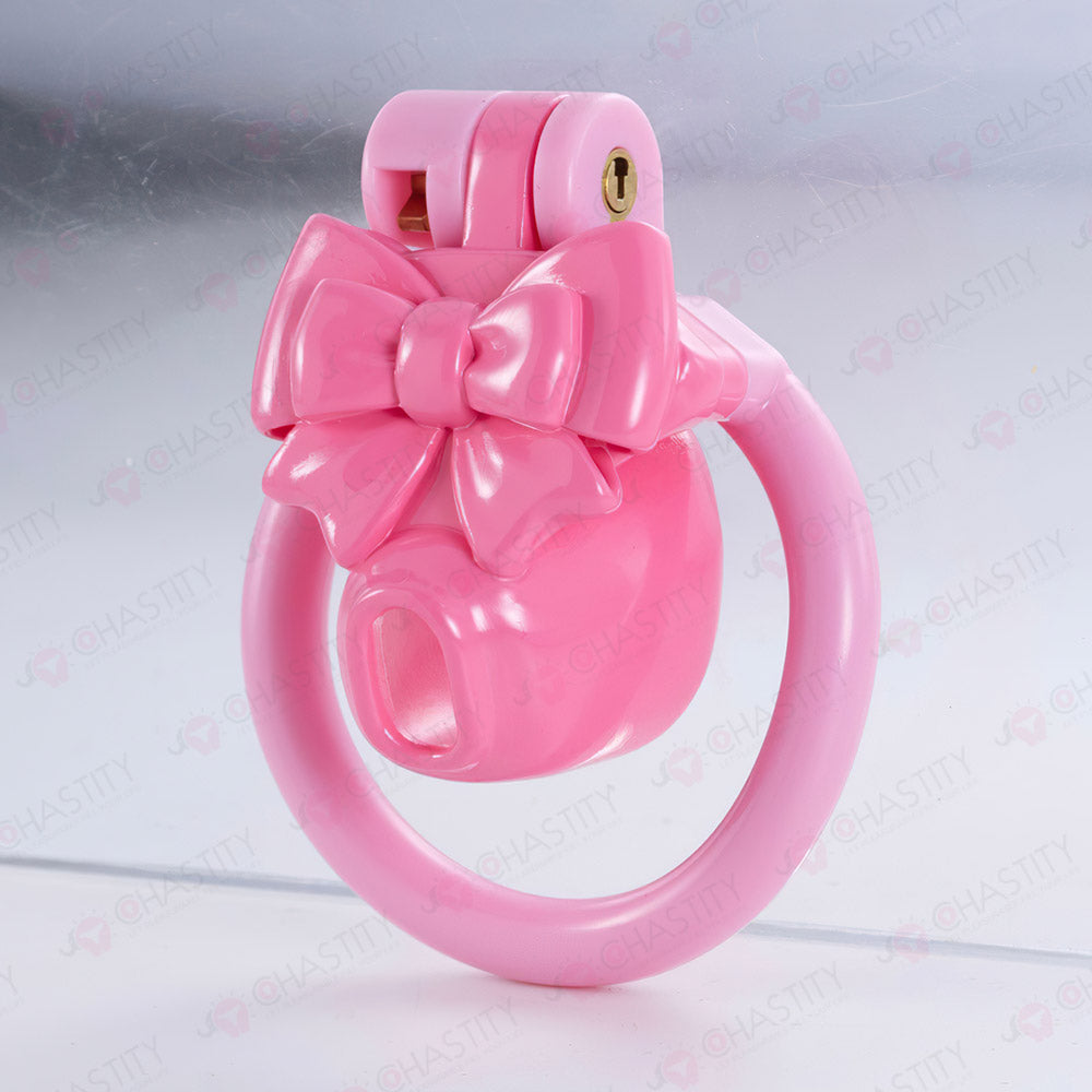 Cap Bowtie Tight Male Chastity Lock