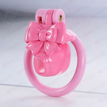 Cap Bowtie Tight Male Chastity Lock