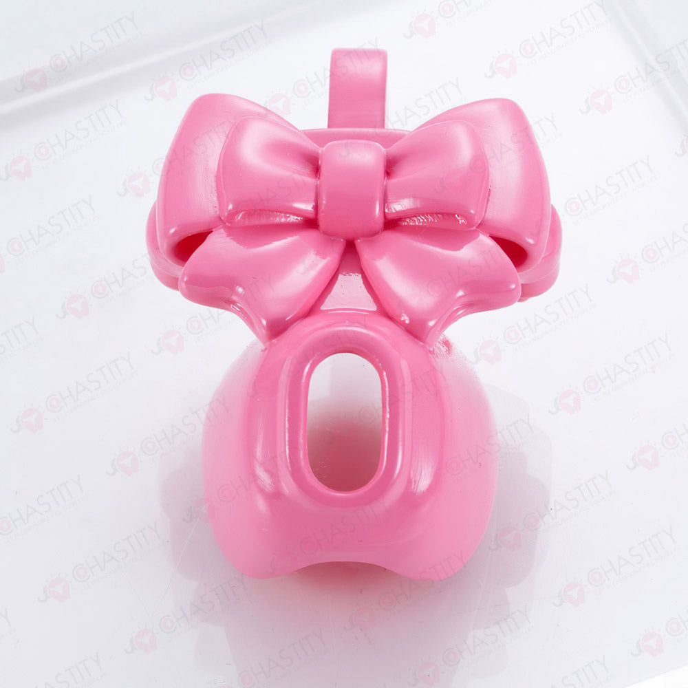 Cap Bowtie Tight Male Chastity Lock